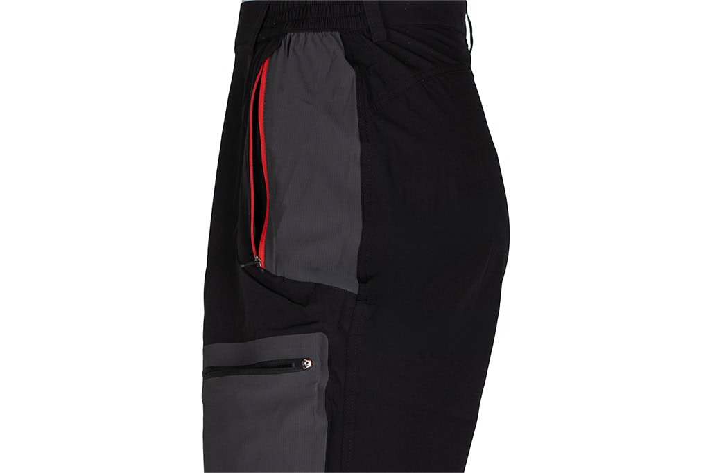Stretch Hiking and Trekking Trousers Model 1508 – black / grey