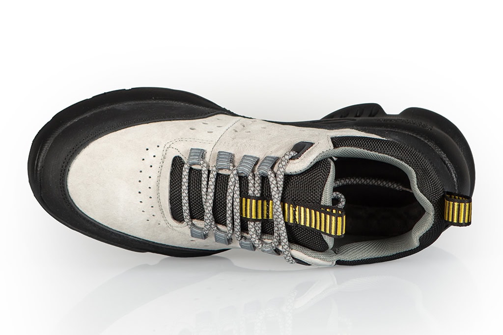 Trekkingschuhe Halbschuhe Modell Crazy Leder in helles beige