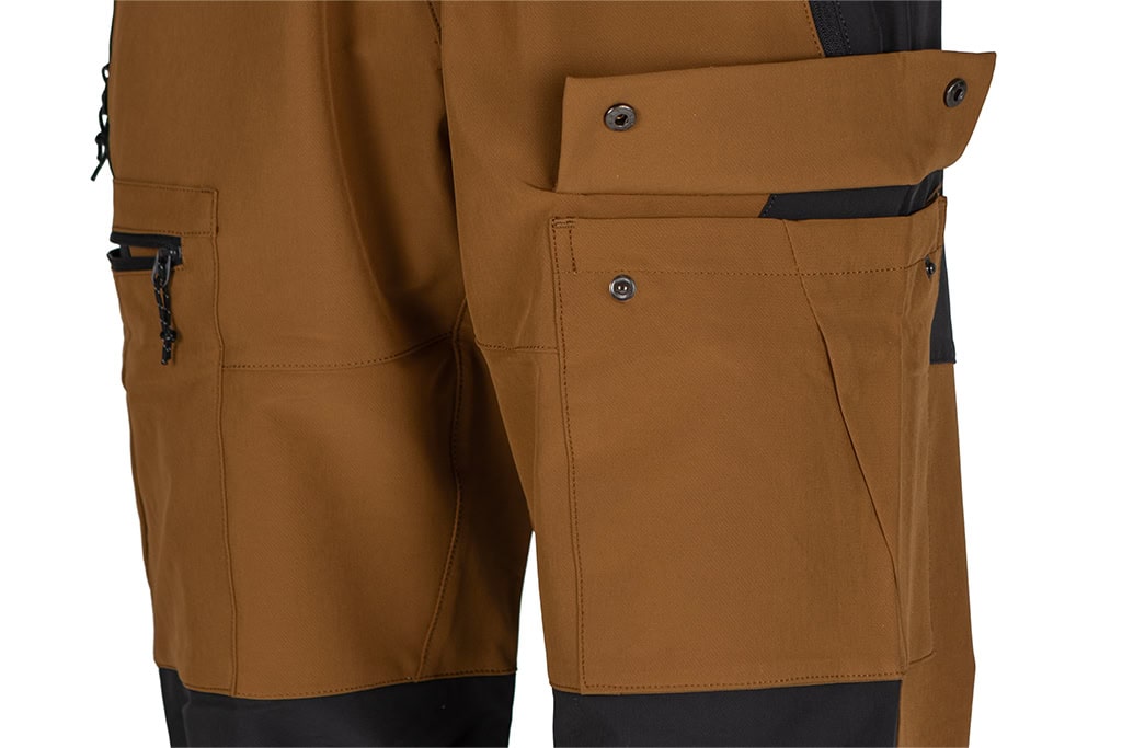 Pantaloni da trekking ed escursionismo Stretch Modello 9186 – ginger / nero