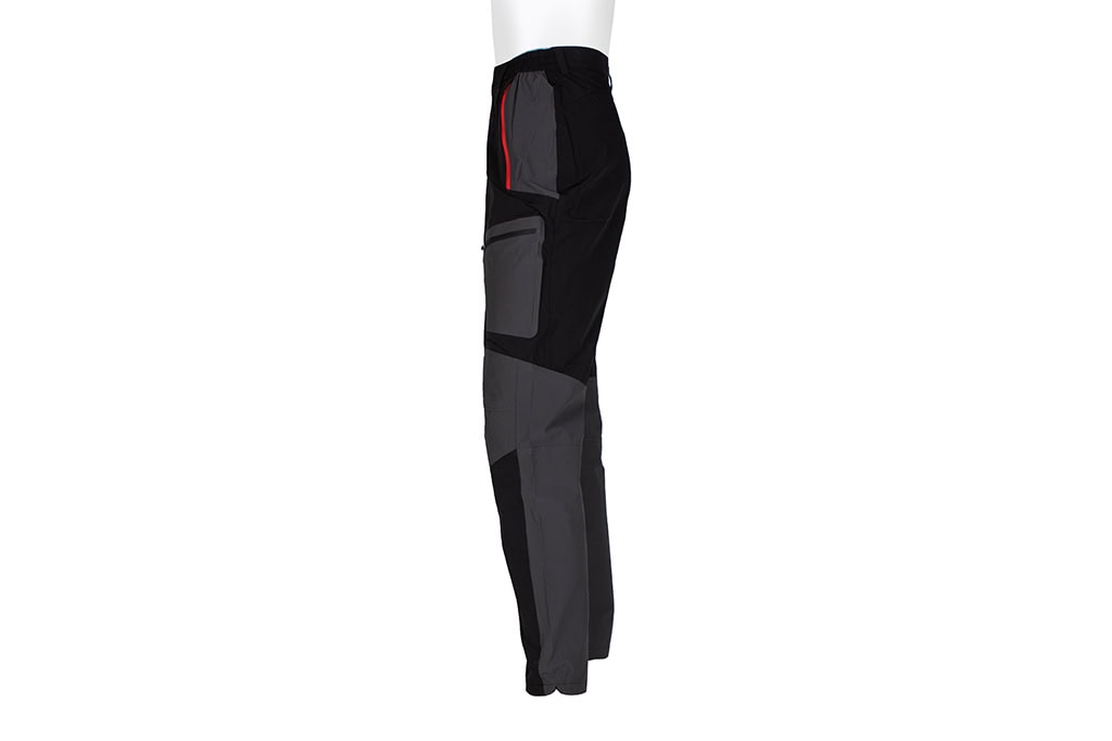 Stretch Hiking and Trekking Trousers Model 1508 – black / grey