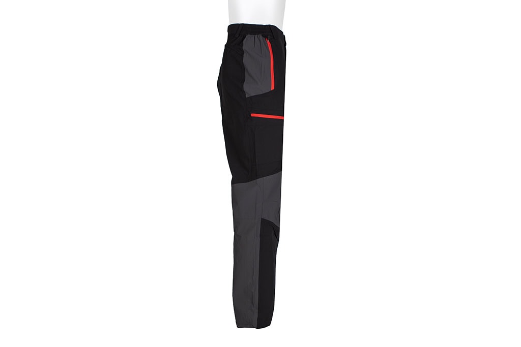 Stretch Hiking and Trekking Trousers Model 1508 – black / grey