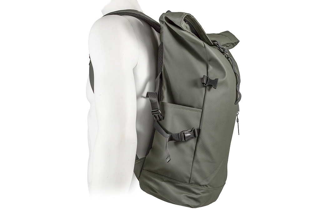 Waterproof roll-top rucksack / Dry bag, 39 litres / Olive green
