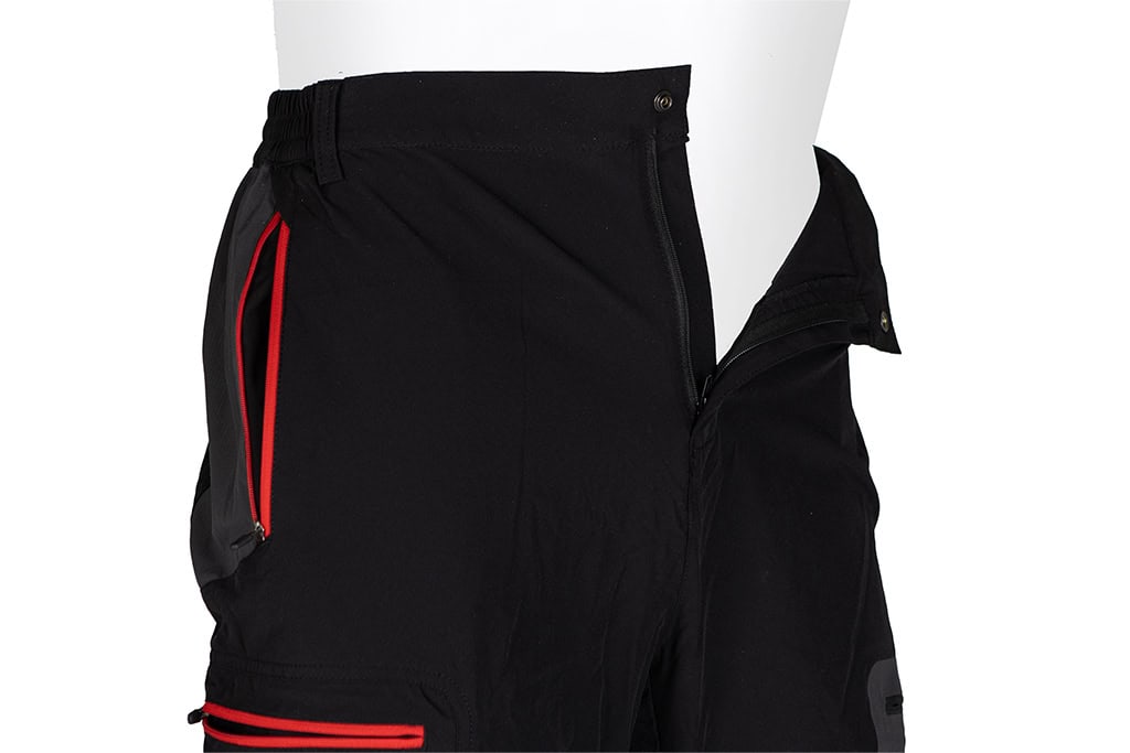 Stretch Hiking and Trekking Trousers Model 1508 – black / grey