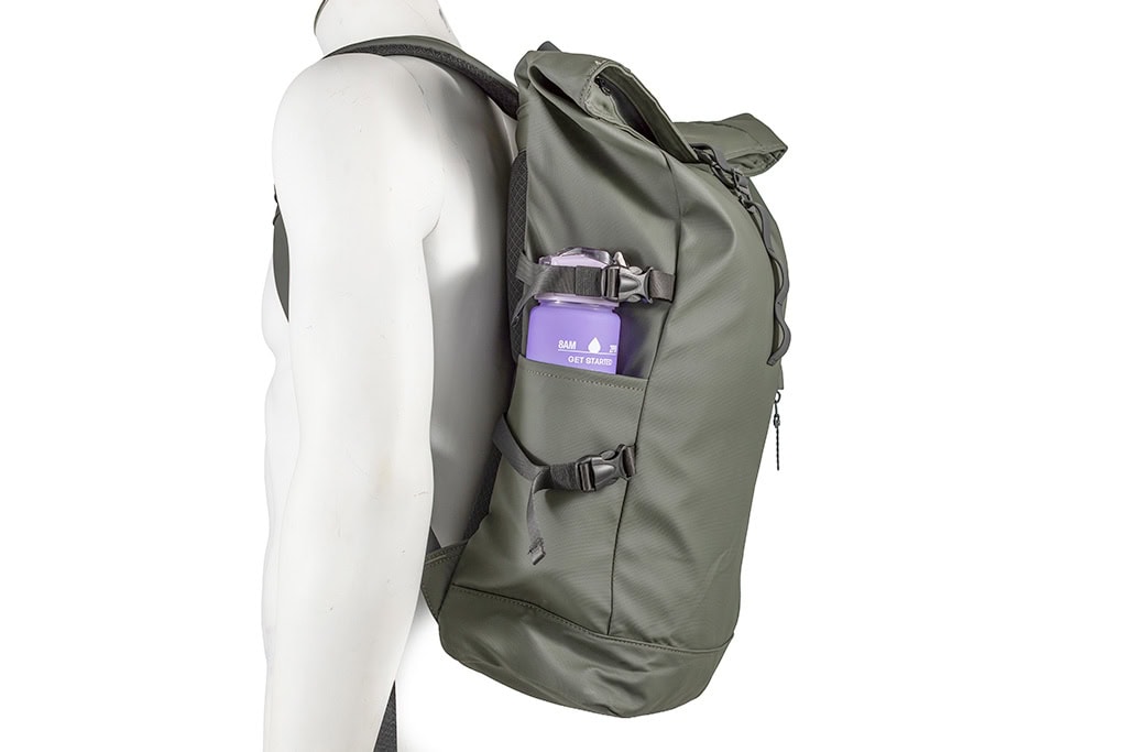 Waterproof roll-top rucksack / Dry bag, 39 litres / Olive green
