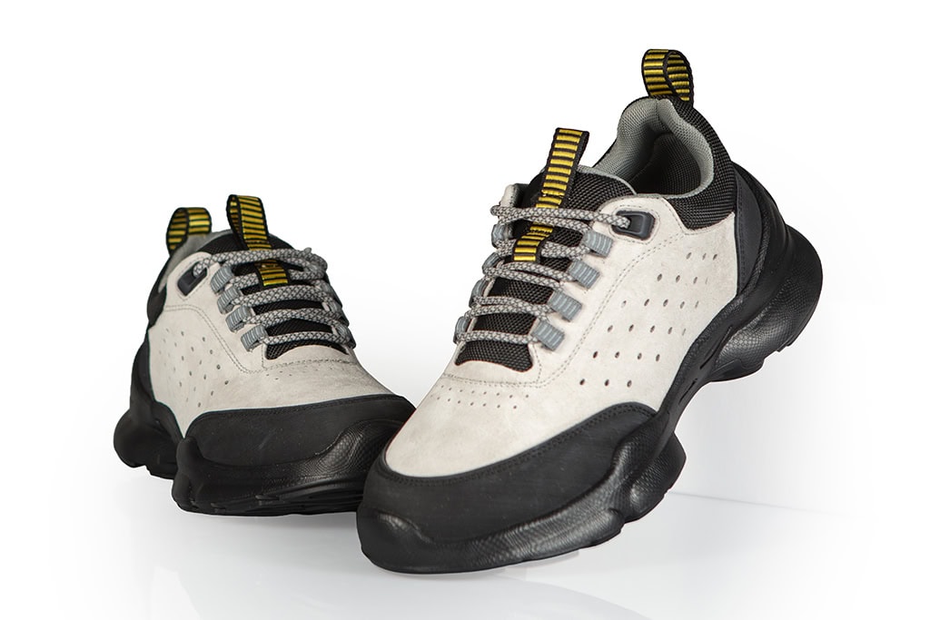 Trekkingschuhe Halbschuhe Modell Crazy Leder in helles beige
