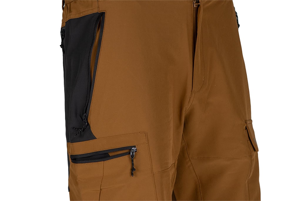 Pantaloni da trekking ed escursionismo Stretch Modello 9186 – ginger / nero