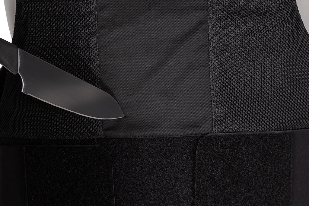 ‘Armadillo’ stab- and cut-resistant undervest, Black