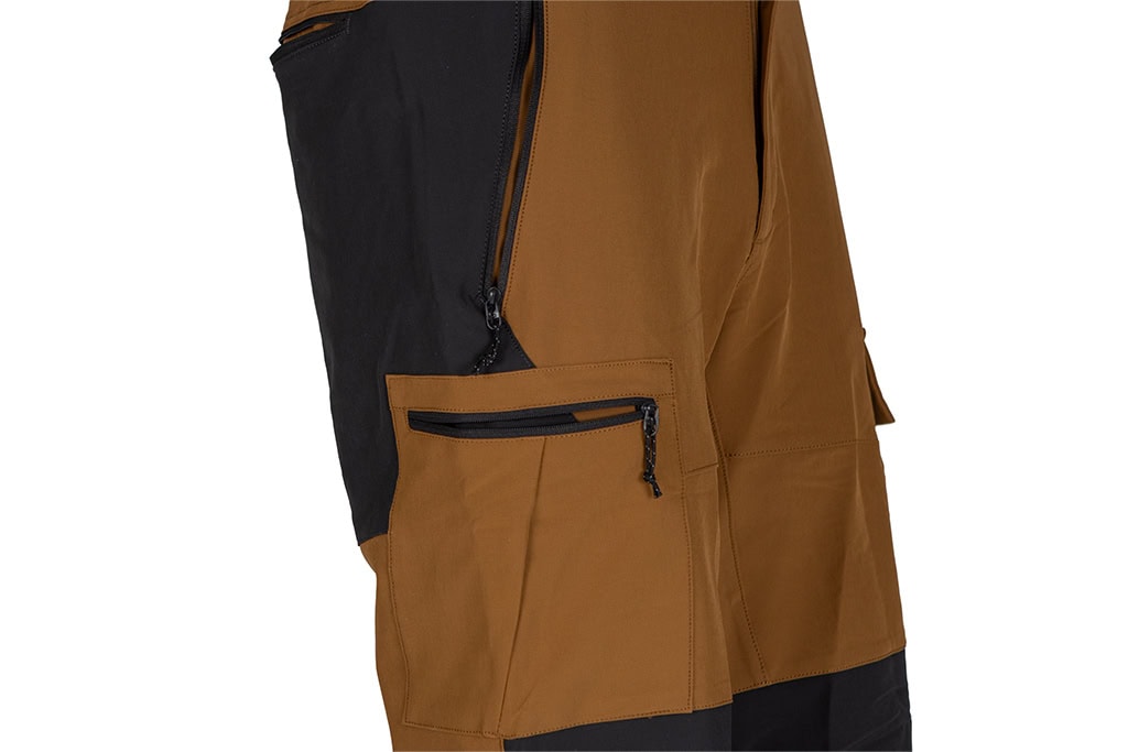 Pantaloni da trekking ed escursionismo Stretch Modello 9186 – ginger / nero