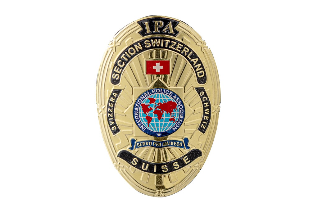 Wetterfeste 3D Alu-Sticker gold IPA Badge Aufkleber